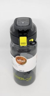 Gıpta Cool-J Well 700ml Siyah-Yeşil Askılı Kilitli Tritan K7558 Matara - 2