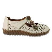 VENÜS 2010718Y ORTOPEDİK CIRTLI DERİ  YAZLIK KADIN AYAKKABI thumbnail 11