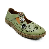 VENÜS 2010718Y ORTOPEDİK CIRTLI DERİ  YAZLIK KADIN AYAKKABI thumbnail 2