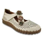 VENÜS 2010718Y ORTOPEDİK CIRTLI DERİ  YAZLIK KADIN AYAKKABI thumbnail 3