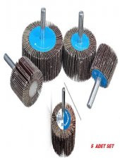 saplı mop zımparalar seti 5 adet karışık - 1