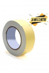 Çift Taraflı Köpük Bant Eva Montaj Bandı Beyaz 24 Mm X 2 Metre - 1