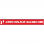SOSYAL MESAFE KORUMA  BANDI YAPIŞKANLI - 1