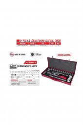 Büyük Lokma Takımı set 24 Pcs 1/2 Lokma Takımı Uzatmalı Cırcır - 2