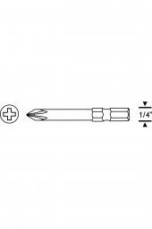 Proscr Scr03075 - Ph2-75mm Yıldız Bits Uç - 2