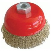 saçaklı çanak tel çelik fırça 65 MM  2 adet - 2