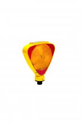 Solar Flaşörlü Ledli Lamba Sarı çakar ışıklı - 1