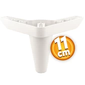 Aspen Lüks Mobilya Kanepe Koltuk Tv Ünitesi Baza Ayağı Ayakları 11 Cm Beyaz Ayak (4 ADET) thumbnail 3