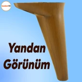 Aspen Lüks Mobilya Kanepe Koltuk Tv Ünitesi Konsol Ayağı Ayakları 18 Cm Kahverengi Ayak (4 ADET) thumbnail 4