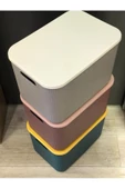 3 Adet Mix 21 Lt Storage Çok Amaçlı Dolap Içi Düzenleyici Kutu - Oyuncak Ve Çamaşır Sepeti - 3
