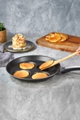 Köfte Tavası 4 Gözlü Xl Pankek Yumurta Ve Hamur Işi Kızartma Tava 28cm - Kinox Mutfak - 1