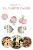 Kurabiye Kalıbı 3133 Çörek Çam Ağacı Yılbaşı Kardan Adam Hamur Kesici Pasta Ekipmanları - 4