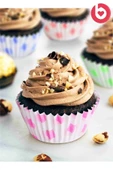 100'lü Kek Kalıbı Muffin Kağıdı Kurabiye Kalıbı Kek Kapsülü Desenli - 1