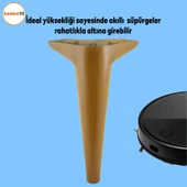 Aspen Lüks Mobilya Kanepe Koltuk Tv Ünitesi Konsol Ayağı Ayakları 24 Cm Kahverengi Ayak (4 ADET) - 7