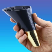 Clara 6'lı Set Mobilya Koltuk Kanepe Baza Yatak Tv Ünite Destek Ayağı 12 Cm Ayakları Siyah Gold thumbnail 7