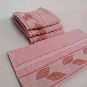 ÖZDİLEK JULİNA PEMBE BAMBU HAVLU - 1