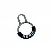 HERIS İbareli Halka Fermuar Çekme Yedeği - Metal Tutacak 100 Adet thumbnail 1