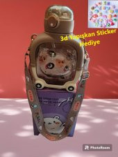 Sevimli Ayıcık Model Okul Ve Gezi Suluk Matara, Pipetli Bpasız Okul Matara Suluk - 1