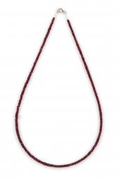 Yakut ( AA Kalite ) Doğal Taş Hint Kesim Kolye - 1