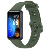 Huawei Band 8 Uyumlu Kordon Silikon Klasik Jel Kayış - 7