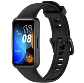 Huawei Band 8 Uyumlu Kordon Silikon Klasik Jel Kayış - 1