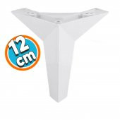 Mobilya Kanepe Sehpa TV Ünitesi Koltuk Ayağı 12 cm Beyaz Baza Ayak thumbnail 1