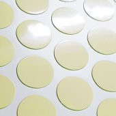 AletÇantam Yapışkanlı Tıpa Mobilya Dolap Vida Kapatma Gizleme Yapıştırma Kapağı Parlak Krem -100 Adet - 2