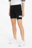 Puma Logo Short Leggings Kadın Kısa Tayt Siyah XS-XL - 3