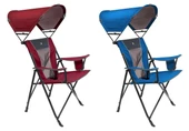 Gci Outdoor SunShade Comfort Pro Chair™ Güneşlikli Katlanır Plaj Sandalyesi Mavi - 1