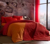 TAÇ COLORFUL ORANJ TEK KİŞİLİK NEVRESİM TAKIMI - 1