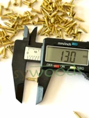 Sunta vidası 3x13 mm 100 adet sarı - 5