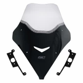 GP Kompozit SYM Jet X 125 2022-2024 Uyumlu Kısa Ön Cam Şeffaf - 1