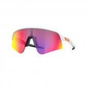 Oakley Sutro Lite Sweep Güneş Gözlüğü Matte White Prizm Road thumbnail 1
