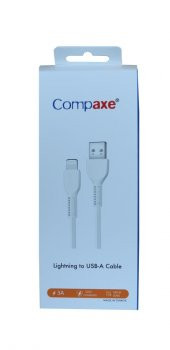 Compaxe CTK-BLU Usb 3.0 1mt 3A Lightning Şarj Kablosu - 1