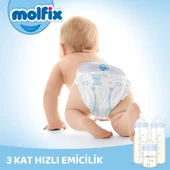 Molfix Bebek Bezi 3 Beden Midi Aylık Avn. Paket 150 Adet - 5