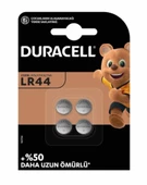 Duracell LR44 1.5 Volt Düğme Pil 4 lü LR44 1.5v Düğme Pil Saat Pili - 1