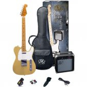 SX SE2-SK-BSB Elektro Gitar Seti (Butter Scotch Blonde) - 1