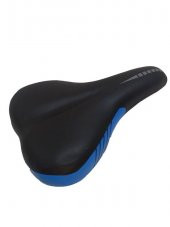 MTB SELE YAYLI - siyah - gri çizgi - 1