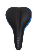 MTB SELE YAYLI - siyah - gri çizgi - 2