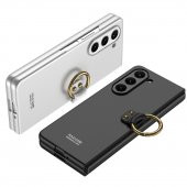 KNY Samsung Galaxy Z Fold 5 Kılıf Yüzüklü Kıpta Kapak Yeşil - 2