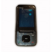 Nokia 5610 Kasa Kapak Tuş Takımı 5610 Uyumlu Siyah Renk Orta Kasa Ön Kapak Arka Kapak Tuş Takımı - 3
