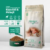 BonaCibo Adult Cat Lamb & Rice Kuzu Etli ve Pirinçli Yetişkin Kedi Maması 2 kg - 3