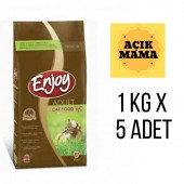 Enjoy Tavuklu Yetişkin Kedi Maması 5 Kg Açık Mama - 1