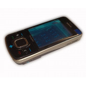 Nokia 6210N Kasa Kapak Tuş Takımı 6210N Uyumlu Siyah Renk Orta Kasa Ön Kapak Arka Kapak Tuş Takımı - 2