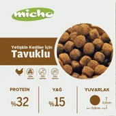 Micho Adult Cat Tavuklu Hamsi ve Pirinç Kedi Maması 5 kg Açık Mama - 5