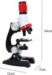 Bilimsel Eğitici Mikroskop Kiti Zoom Led Işıklı Set - 6