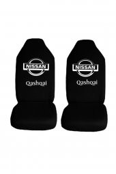 Modatools Nissan Qashqai Özel Araba Oto Koltuk Kılıfı Ön Arka Takım Siyah Penye - 1