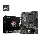 MSI A520M-A PRO AM4 DDR4 S+V+GL 4600(OC)MHz,M.2 USB3.2 mATX ANAKART - 2
