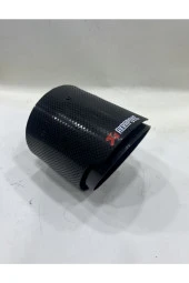 BMW F10-F20-F30  uyumlu (yerli)  100 mm AKRAPOVİC  karbon tekli egzoz ucu - 2