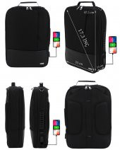 Laptop Sırt Çantası El ve Omuz Askılı  17.3" İnç USB Bölmeli 8683255012459 - 2